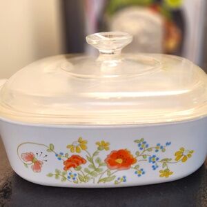 Original Corningware Wildflower Casserole Dishes